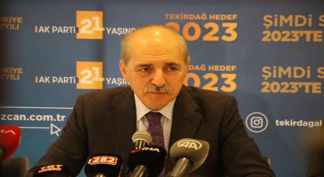 Kurtulmuş: “Altı artılı masanın anayasa teklifi komedi gibi bir şey”