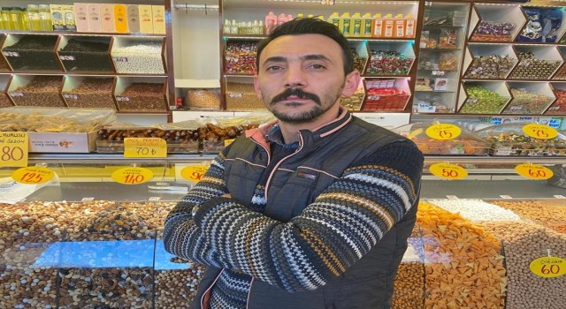 Kuruyemişçilerde yılbaşı yoğunluğu