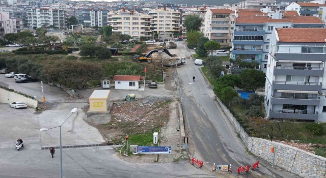 Kuşadası Tütüncüler Kavşağındaki trafik çilesi sona eriyor