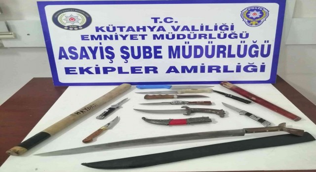 Kütahyada “Dar bölge” asayiş uygulamaları devam ediyor