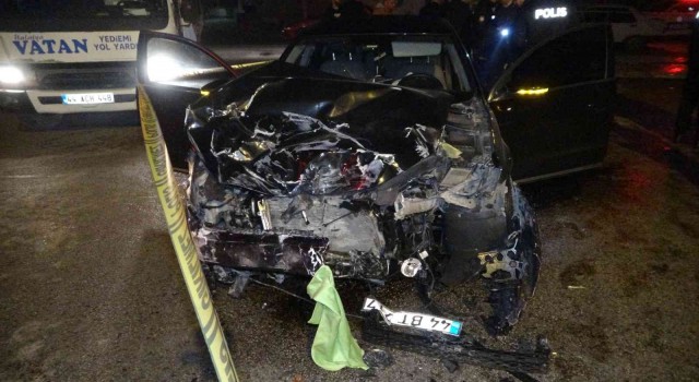 Malatyada işçi servisi ile otomobil çarpıştı: 10 yaralı