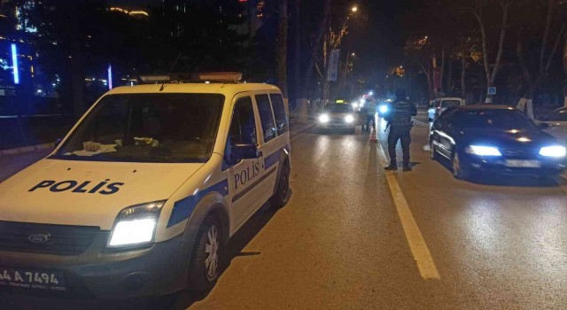 Malatyada polis ekipleri yılbaşı denetiminde