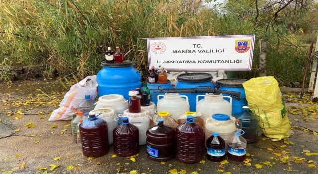 Manisada bin litre sahte alkol ele geçirildi
