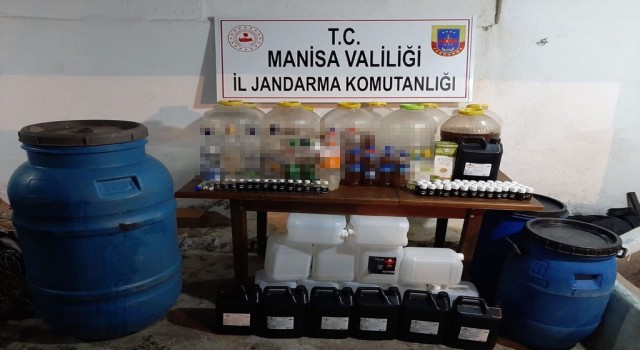 Manisada sahte içki operasyonu