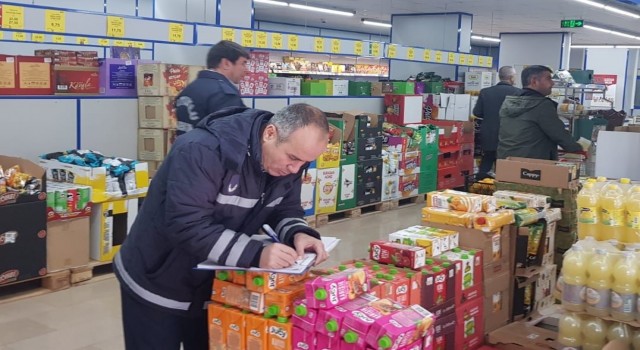 Mardinde denetimlerde 2 zincir marketin ruhsatı bulunmadı