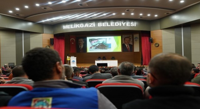 Melikgazi personeline İş Sağlığı Ve Güvenliği eğitimi