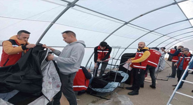 Mersinde radyasyon acil durumu tatbikatı