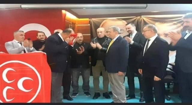 MHP İl Başkanlığında devir teslim töreni