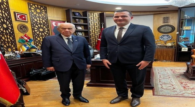 MHP Lideri Bahçeli, Aydındaki çalışmaları MYK Üyesi Pehlivandan dinledi