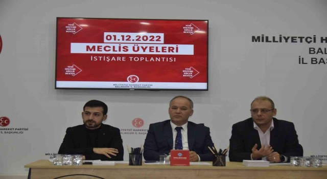 MHPde İl Genel Meclisi üyeleri toplandı