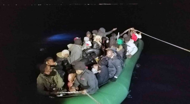 Muğlada 88 düzensiz göçmen kurtarıldı