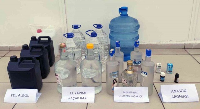 Muğlada kaçak alkol operasyonu