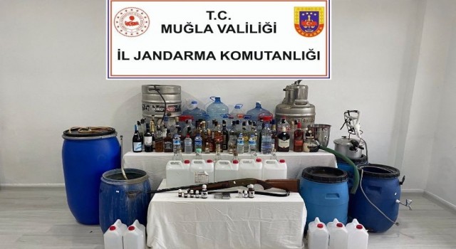 Muğlada kaçak alkol operasyonu: 6 gözaltı
