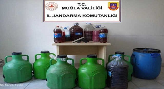 Muğlada sahte içki operasyonu: 1 gözaltı