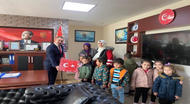 Nazillide minikler İlçe Emniyet Müdürlüğünde ağırlandı