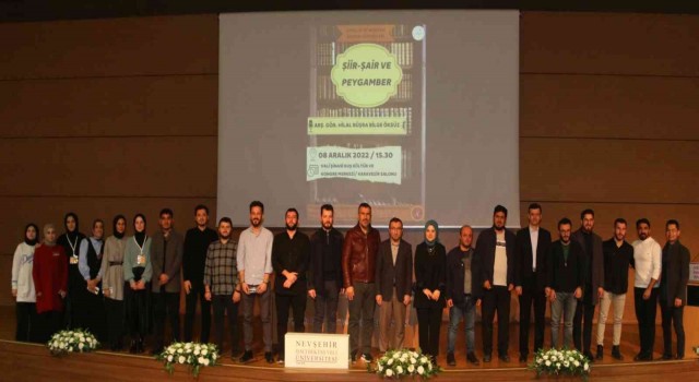 NEVÜde Şiir-Şair ve Peygamber konulu söyleşi düzenlendi