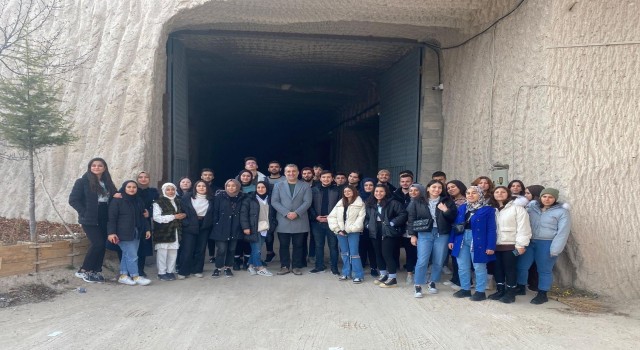 NEVÜlü öğrenciler Doğal Yeraltı Soğuk Hava Depolarını inceledi