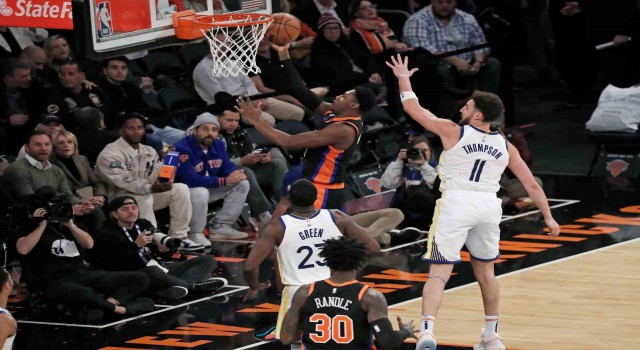 New York Knicksi, Golden State Warriors da durduramadı