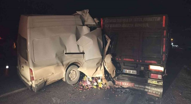 Olay yerinde bırakılan dorse kazaya neden oldu