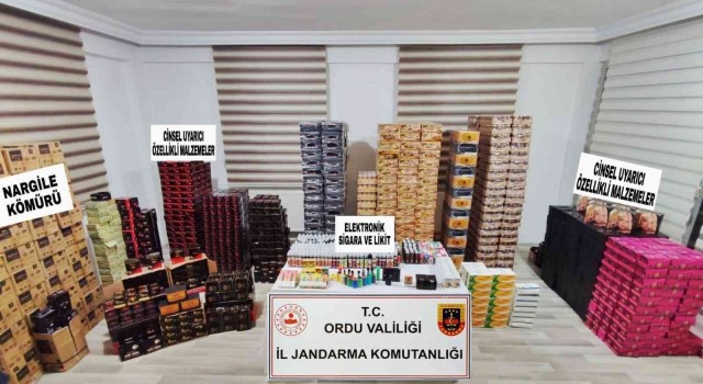 Orduda 10 binlerce cinsel uyarıcı madde ele geçirildi: 2 gözaltı