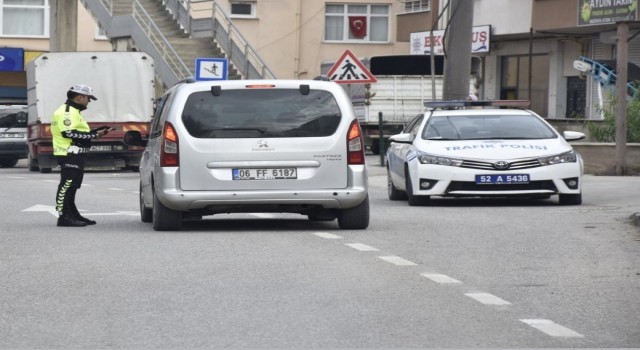 Orduda bir haftada 11 bin 542 araç denetlendi