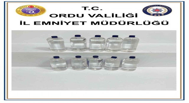 Orduda uyuşturucu ve sahte alkollü içki operasyonu