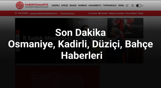 Osmaniye Haberleri