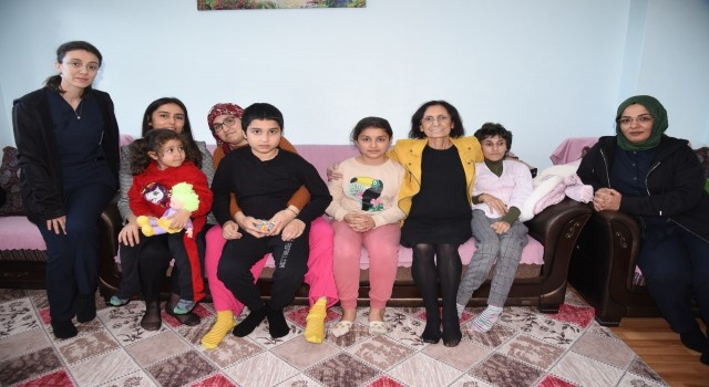 Osmaniyede ATA projesi çerçevesinde aileler ziyaret ediliyor
