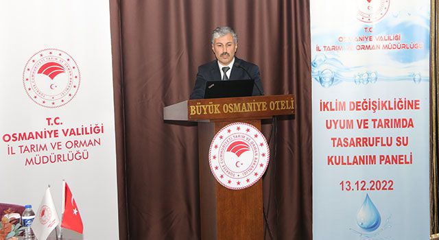 Osmaniye'de İklim değişikliğine uyum paneli düzenlendi