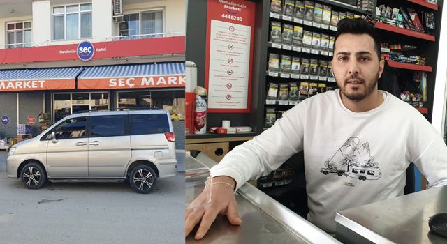 Osmaniye’de marketten silahlı soygun girişimi güvenlik kamerasında
