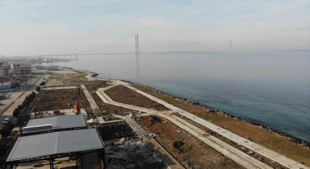 (Özel) Millet Bahçesi ve Sahil Projesi Lapsekiye büyük değer katacak