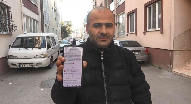 (Özel) Telefonuna gelen mesajla hayatının şokunu yaşadı