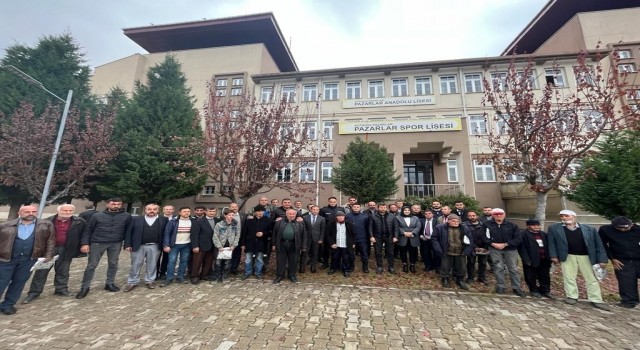 Pazarlar protokolü engelliler ile buluştu