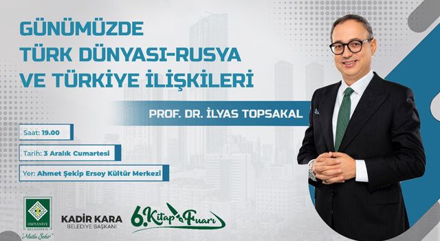 Prof. Dr. İlyas Topsakal, yarın okurları ile buluşacak