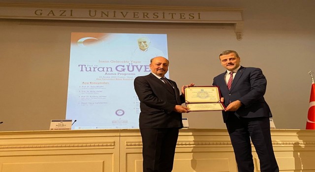 Prof. Dr. Turan Güven, Gazi Üniversitesinde anıldı