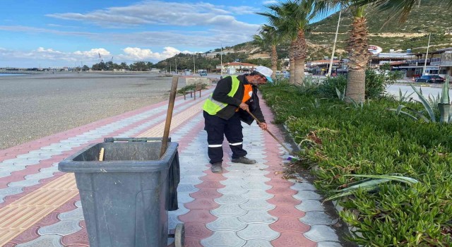 Samandağda temizlik çalışması
