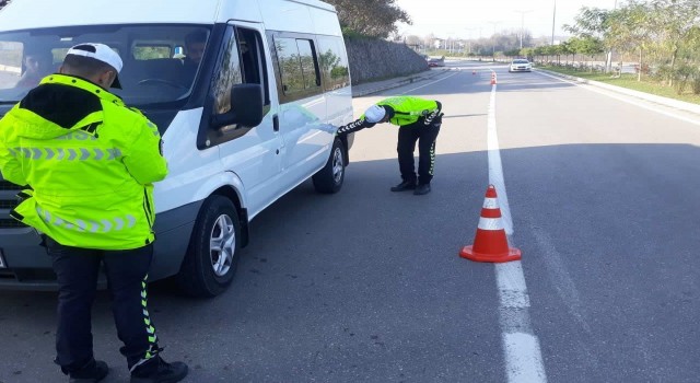 Samsunda 3 günde 148 araç trafikten men edildi