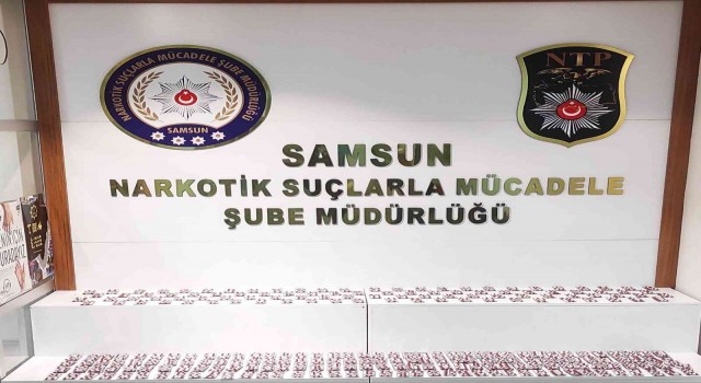 Samsunda 5 bin 666 adet sentetik ecza ele geçirildi