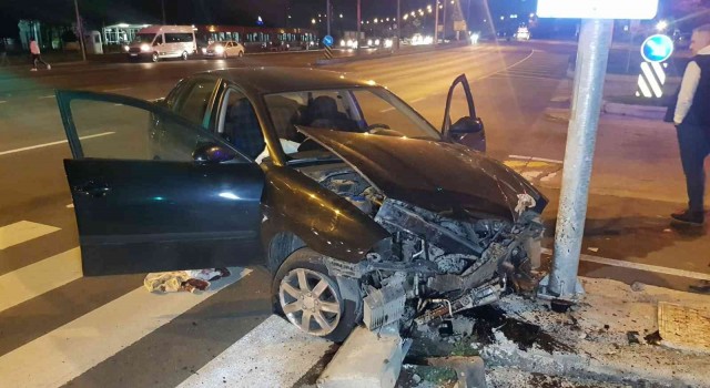 Samsunda trafik kazası: 2 yaralı