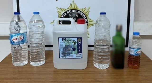 Şanlıurfada 10 litre etil alkol ele geçirildi