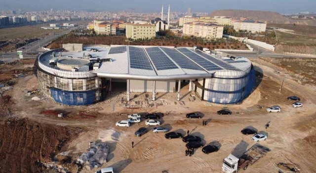 Şanlıurfada bilim merkezi inşaatı hızla yükseliyor