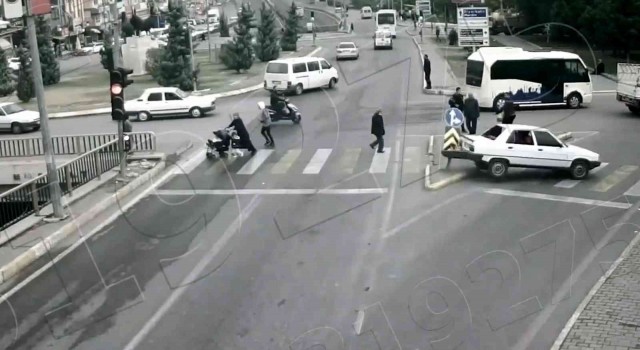 Şanlıurfadaki kazalar polis şehir kamerasında