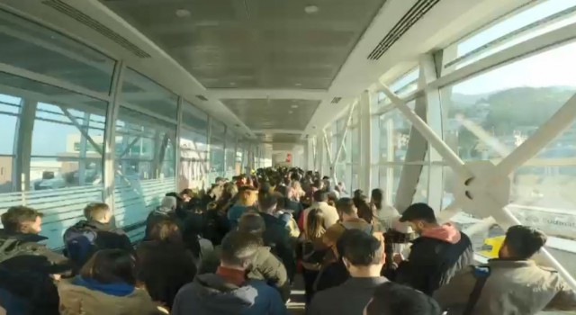 Sarp Sınır Kapısında yılbaşı yoğunluğu