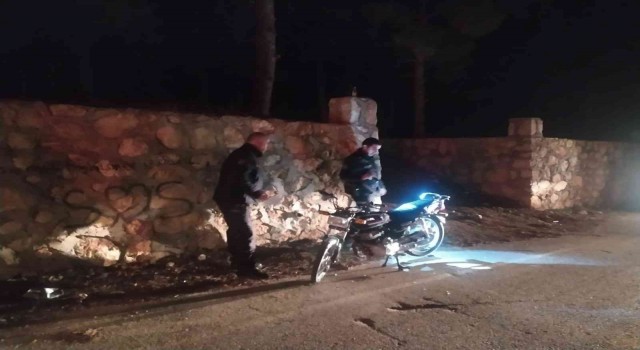 Şase numarası silik motorun sürücüsü gözaltına alındı