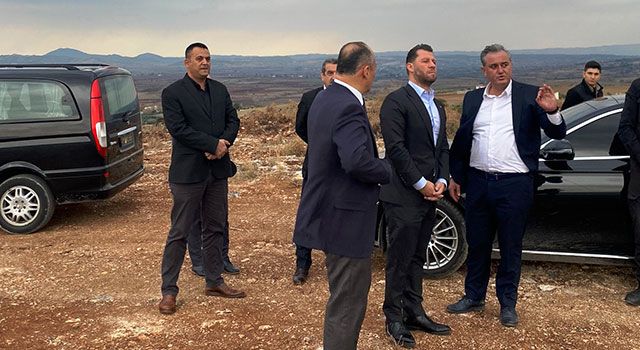 Şerif Tosyalı, Düziçi OSB arazisindeki çalışmaları yerinde inceledi