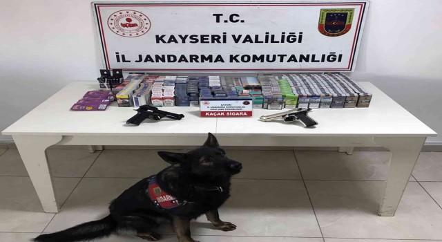 Sigara kaçakçısı jandarmadan kaçamadı
