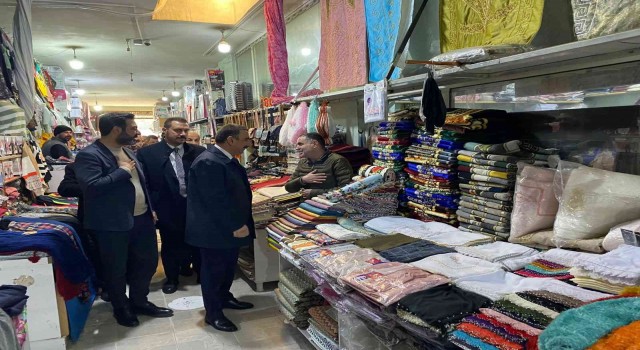 Siirt Valisi Hacıbektaşoğlu, esnafın sorunlarını dinledi