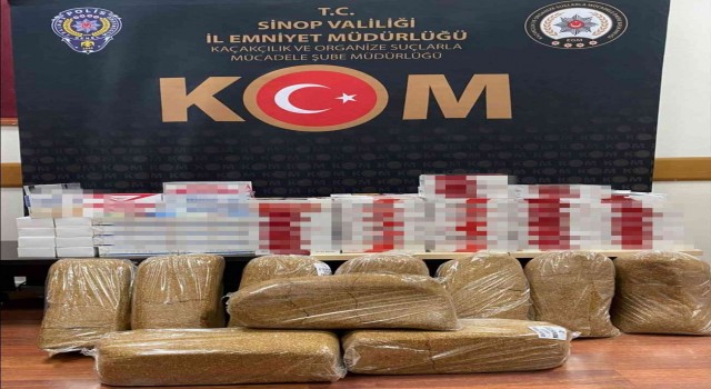 Sinopta kaçak tütün operasyonu