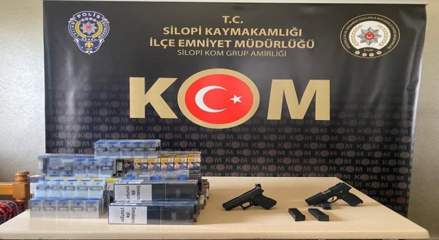 Şırnakta kaçakçılık ve asayiş operasyonu: 44 gözaltı