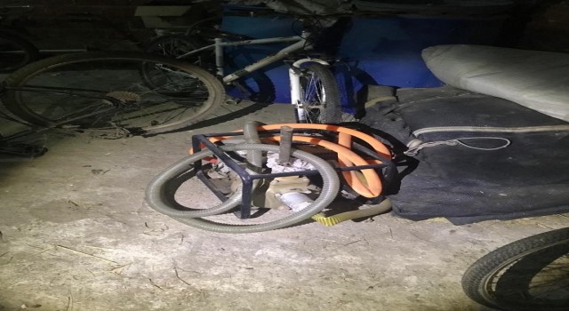 Su motoru hırsızı yakalandı